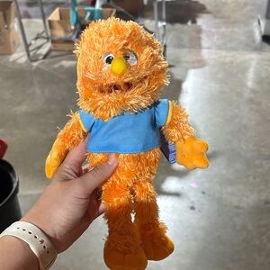 Ms. Rachel Herbie Cuddle & Comfort Friend Orange Plush Toy with Blue Shirt